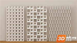 Folding screen Skp Files 